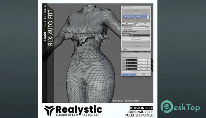 Скачать Blender Plugin - Auto Fit 1.6.0 полная версия активирована бесплатно