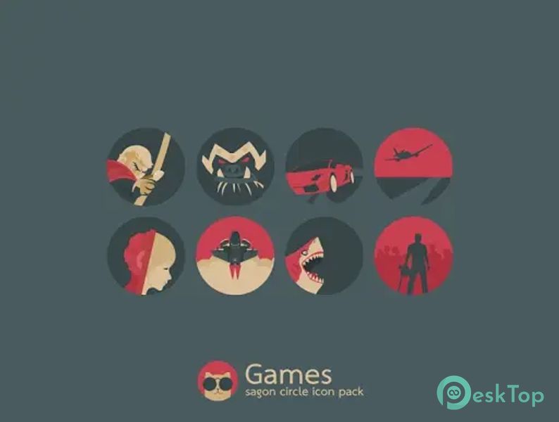 Sagon Circle - Dark Icon Pack 15.5 APK MOD Tam Ücretsiz İndir