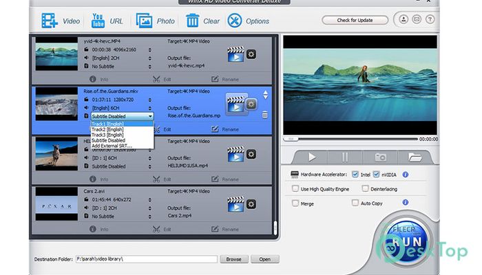  تحميل برنامج WinX HD Video Converter Deluxe 5.17.1.342 برابط مباشر