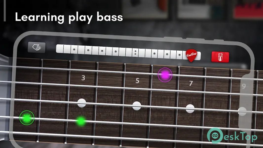 Real Bass electric bass guitar 7.31.2 APK MOD Полная бесплатная загрузка