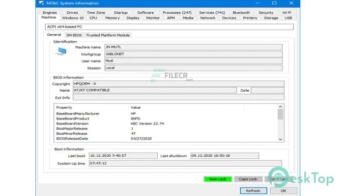 MiTeC System Information eXtra