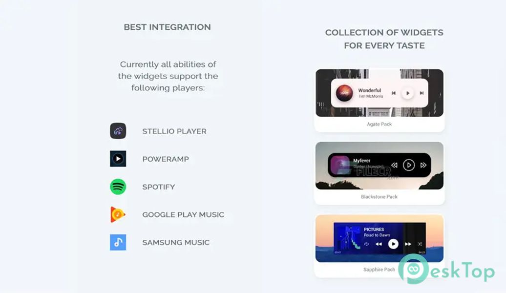 Audio Widget pack 2.5.1 APK MOD Descarga gratuita completa