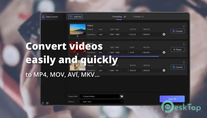 IOForth Duo Video Converter 1.0.0 Tam Sürüm Aktif Edilmiş Ücretsiz İndir