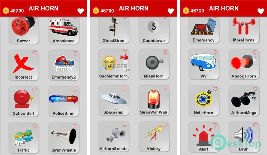 Air Horn Sounds – Siren Prank v1.14 APK MOD Tam Ücretsiz İndir