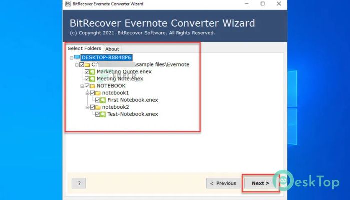  تحميل برنامج BitRecover Evernote Converter Wizard  4.0 برابط مباشر