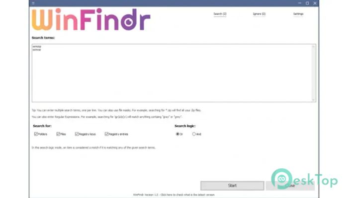 Descargar WinFindr 1.6.0.51 Completo Activado Gratis