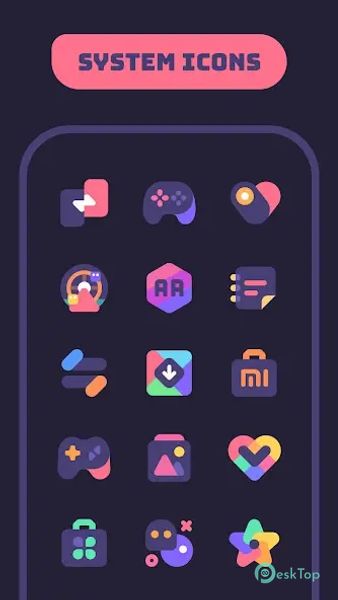 Mello Night Icon Pack 1.0.3 APK MOD フル無料ダウンロード