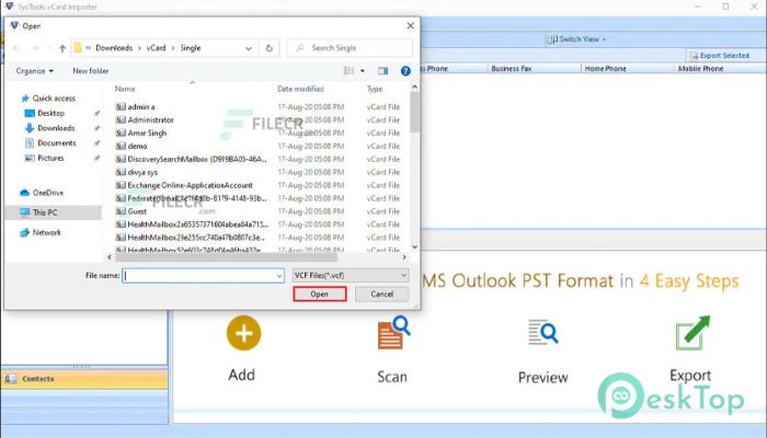 Download SysTools vCard Importer  6.0 Free Full Activated