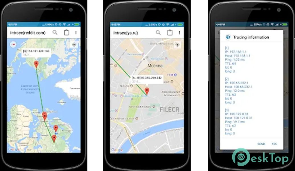 Intrace - Visual Traceroute 3.0.5 APK MOD تحميل مجاني كامل