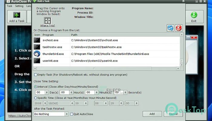 تحميل برنامج AutoClose Pro 3.4.4 برابط مباشر