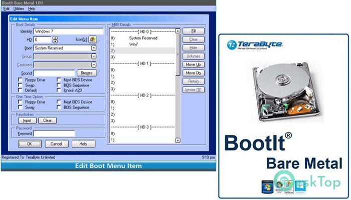  تحميل برنامج TeraByte Unlimited BootIt Bare Metal 1.89 برابط مباشر