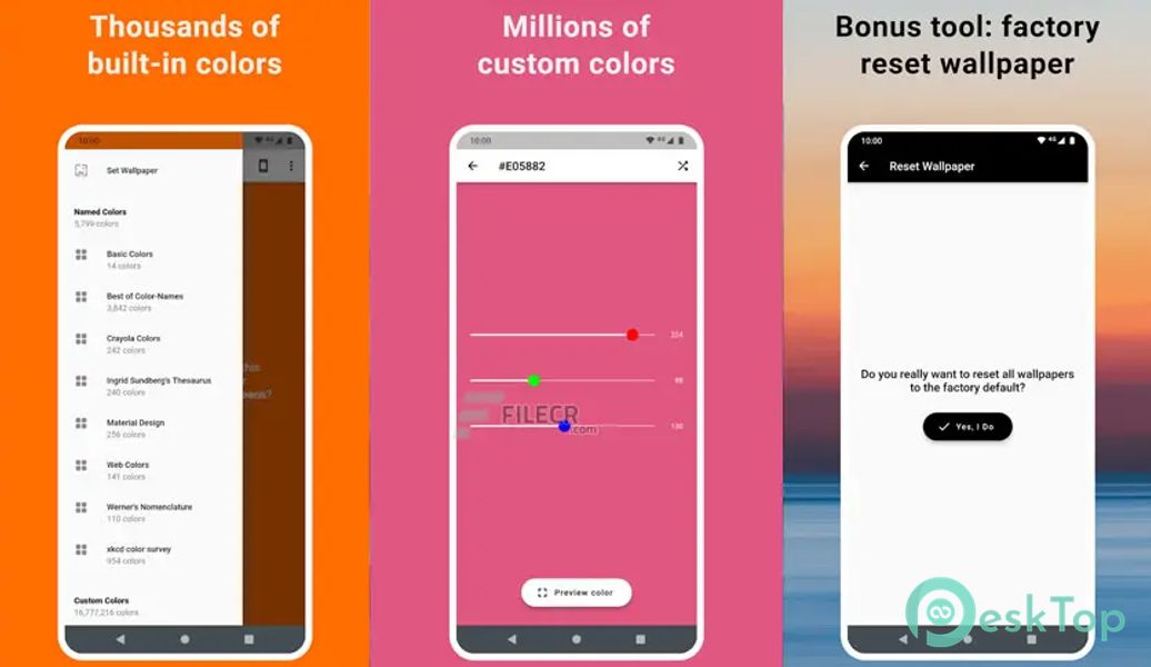 RGB Color Wallpaper Pro v1.5.1 APK MOD フル無料ダウンロード