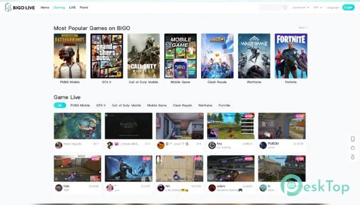 تحميل برنامج Bigo Live For Windows 1.0 برابط مباشر