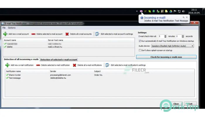 Download 3delite Email Tray Notification 1.1.22.48 Free Full Activated