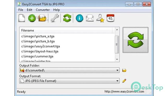 Easy2Convert TGA to JPG Pro 3.1 Tam Sürüm Aktif Edilmiş Ücretsiz İndir