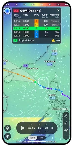 Clime: Zoom Radar & Earthquake