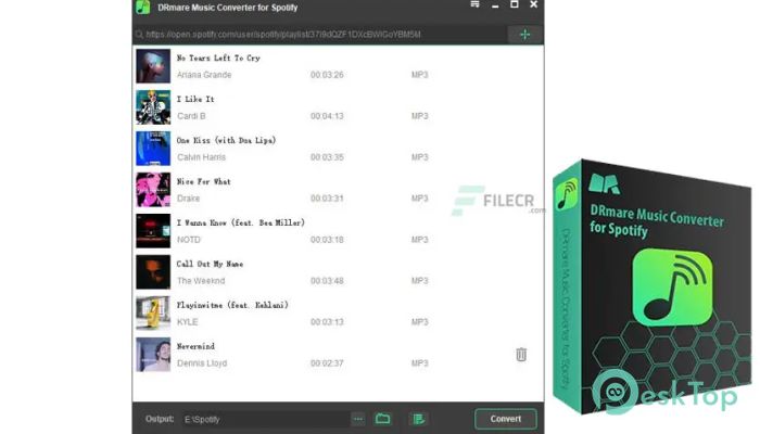 下载 DRmare Spotify Music Converter 2.9.1.460 免费完整激活版