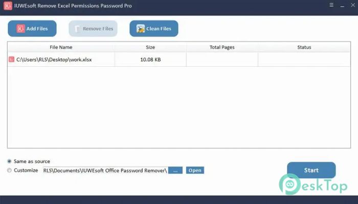 Download IUWEsoft Remove Excel Permissions Password Pro 13.8.0 Free Full Activated