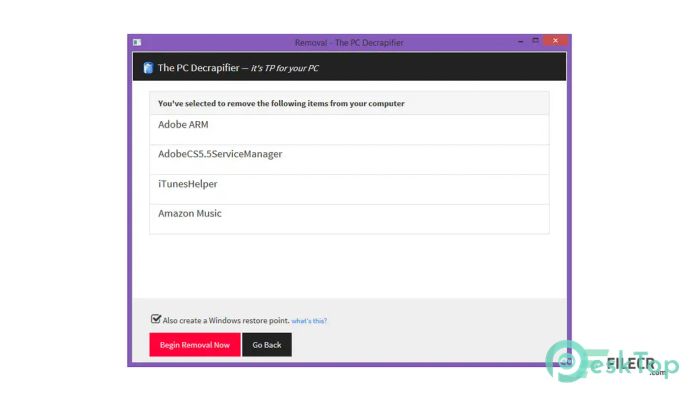 The PC Decrapifier 3.0.1 Tam Sürüm Aktif Edilmiş Ücretsiz İndir