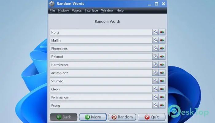 Descargar Gammadyne Random Word Generator 34.0 Completo Activado Gratis