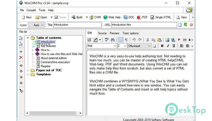 for windows download WinCHM Pro 5.524