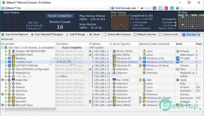  تحميل برنامج Slitheris Network Discovery Pro  1.1.302 برابط مباشر