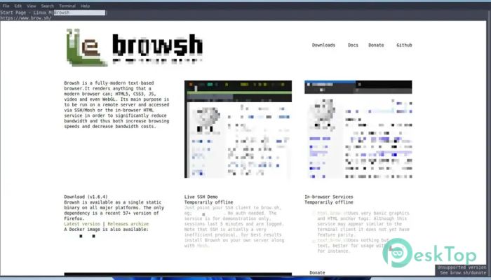 تحميل برنامج Browsh Browser 1.8.2 برابط مباشر
