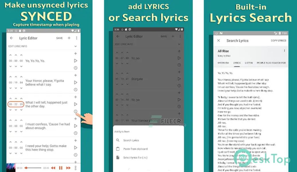 Lyrics Editor: Make Lyrics 25.1.4 APK MOD تحميل مجاني كامل