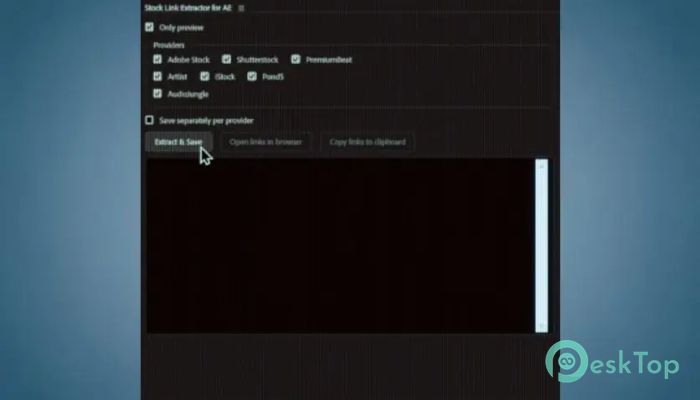 Aescripts - Stock Link Extractor for After Effects & Premiere