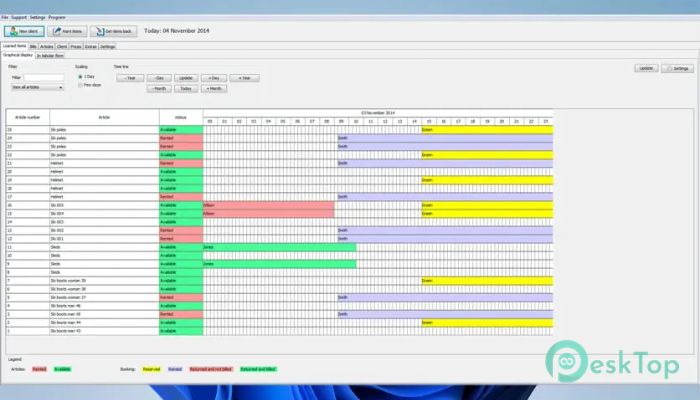 下载 Goods Rental System 2.01.17 免费完整激活版