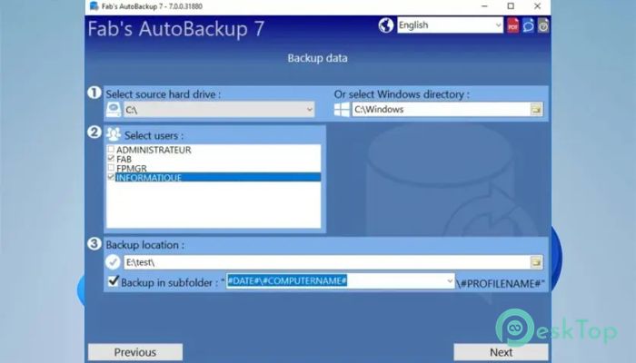 تحميل برنامج Fab's AutoBackup Pro 7.17.0 برابط مباشر