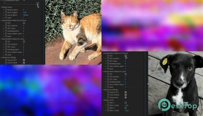 Télécharger Aescripts - JPEG Glitch 1.0.4 Gratuitement Activé Complètement