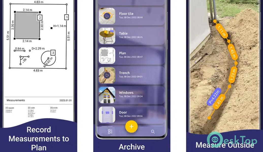 AR Ruler App - Tape Measure Cam 3.1.4 APK MOD تحميل مجاني كامل