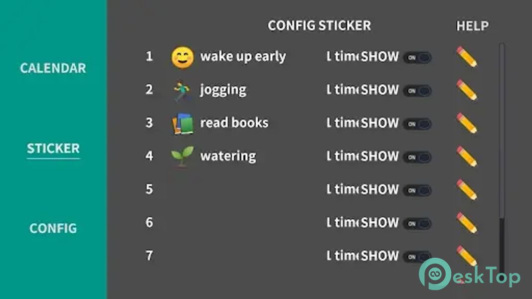 Sticker Calendar 0.1.8 APK MOD Unlocked (Full) Free Download