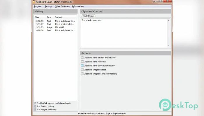 Download Stefan Trost ClipboardSaver 1.0 Free Full Activated