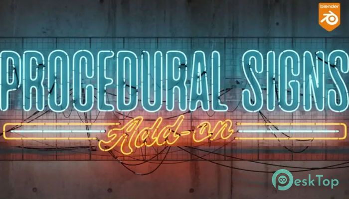 Descargar Blender Market - Procedural Signs 2.0.0 + Assets Completo Activado Gratis