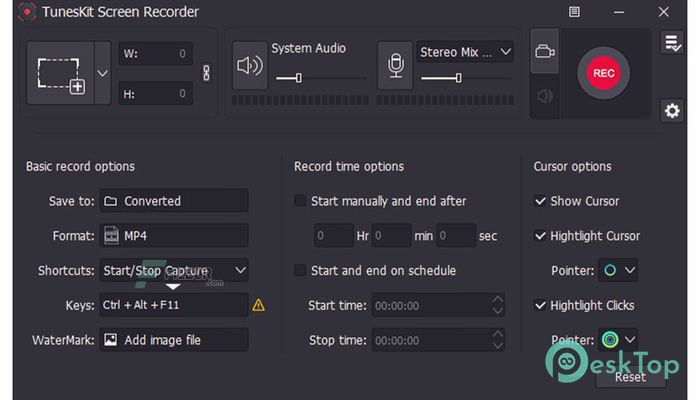  تحميل برنامج TunesKit Screen Recorder 1.1.0.28 برابط مباشر