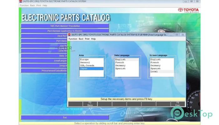 تحميل برنامج Toyota EPC V1.0 L60 R050 (05.2021) برابط مباشر