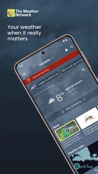 The Weather Network 7.18.1.9764 APK MOD Полная бесплатная загрузка