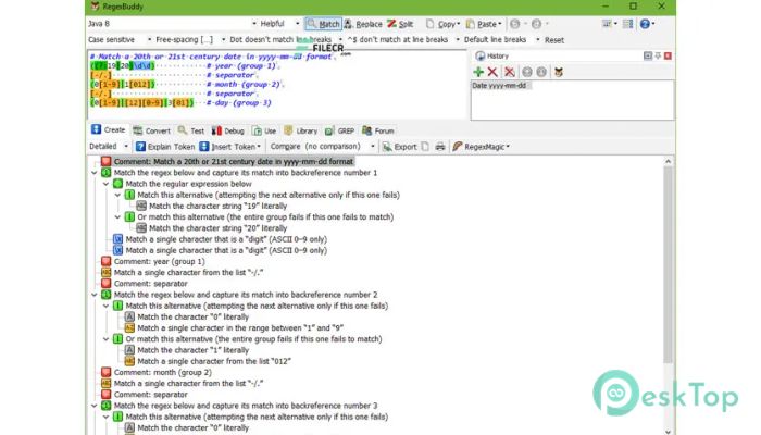 RegexBuddy 4.14.1 Tam Sürüm Aktif Edilmiş Ücretsiz İndir