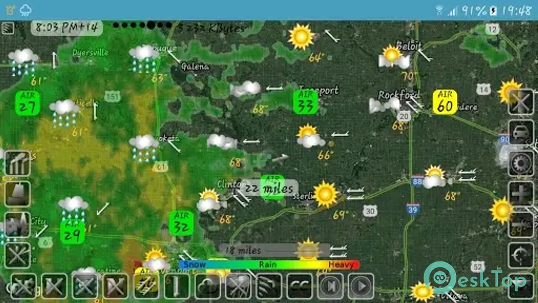 eMap HDF - Weather & Earthquake 2.3.2 APK MOD Unlocked (Full) Free Download