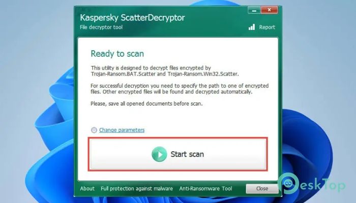 Kaspersky ScatterDecryptor 2.0.2 完全アクティベート版を無料でダウンロード