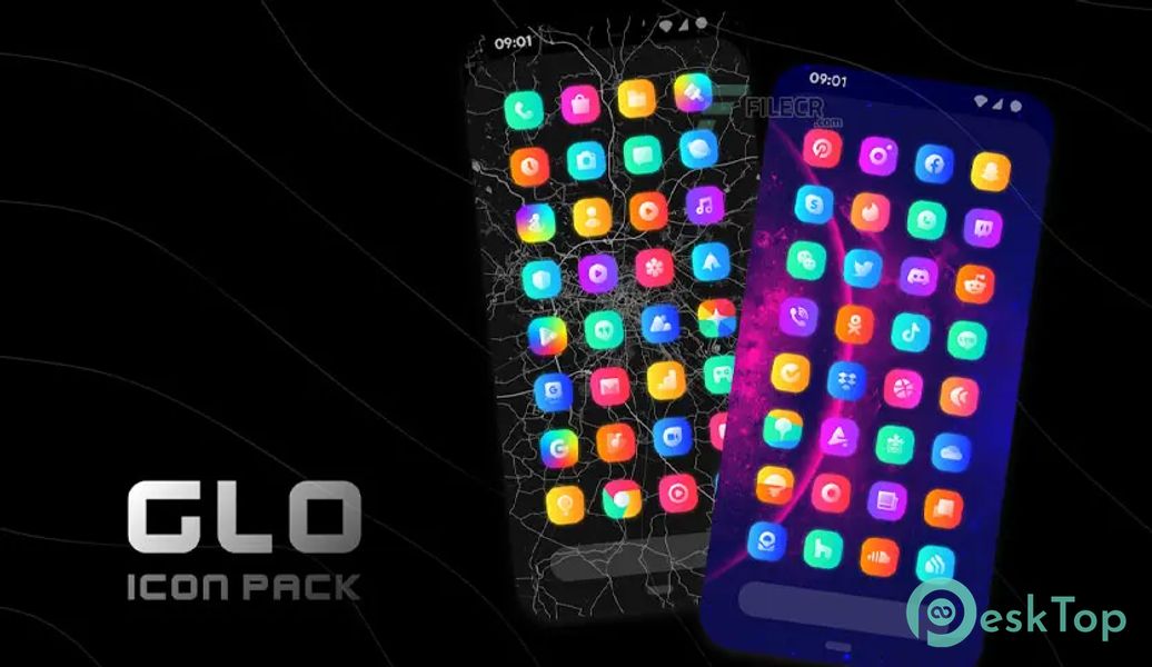 GLO Icon Pack v0.7 APK MOD Полная бесплатная загрузка