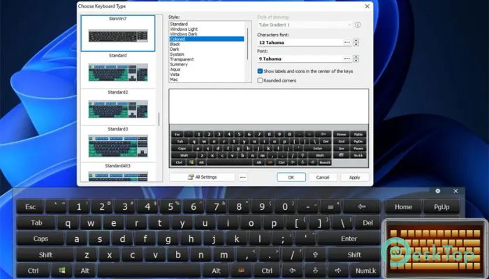 Comfort On-Screen Keyboard Pro 1.0 完全アクティベート版を無料でダウンロード