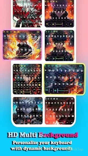 Anime Cool Keyboard –Fonts Art
