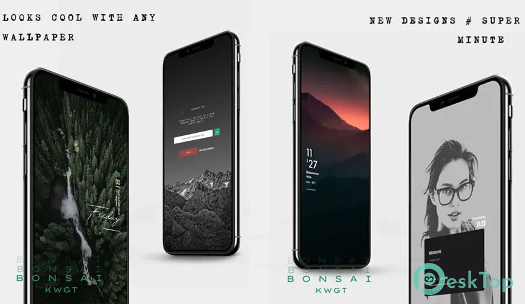 Bonsai KWGT v4.0.2 APK MOD Tam Ücretsiz İndir