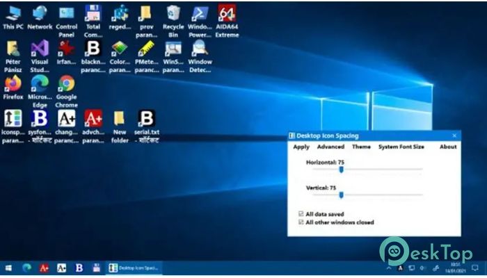 تحميل برنامج WinTools Desktop Icon Spacing  1.0.1.2 برابط مباشر