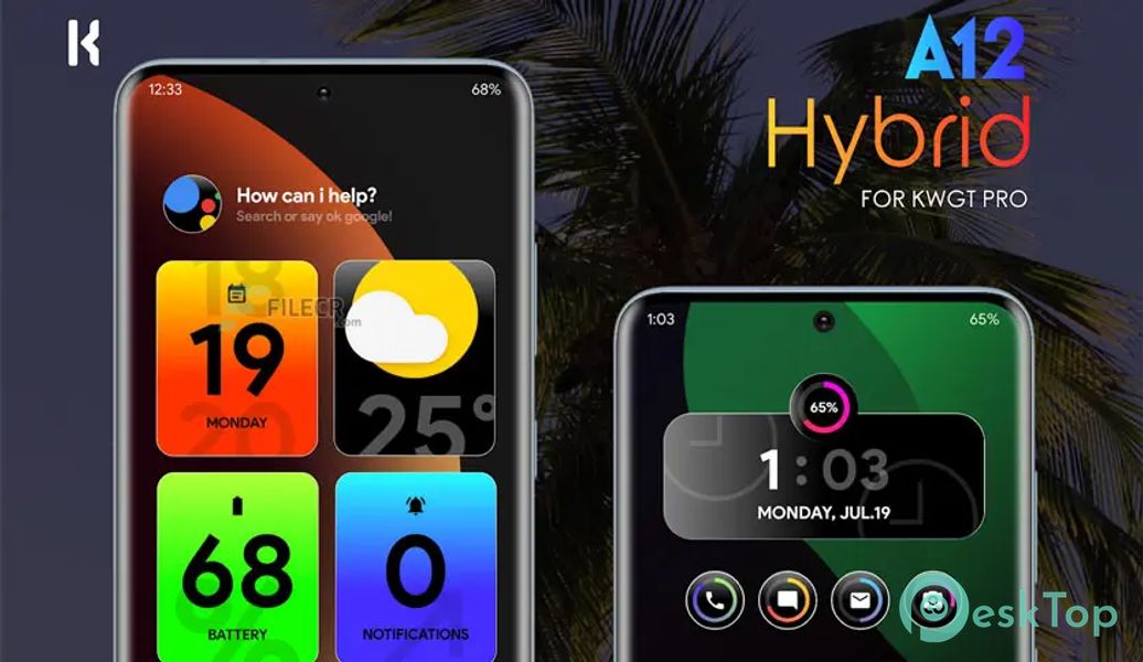 A12 Hybrid for KWGT v1.5 APK MOD Descarga gratuita completa