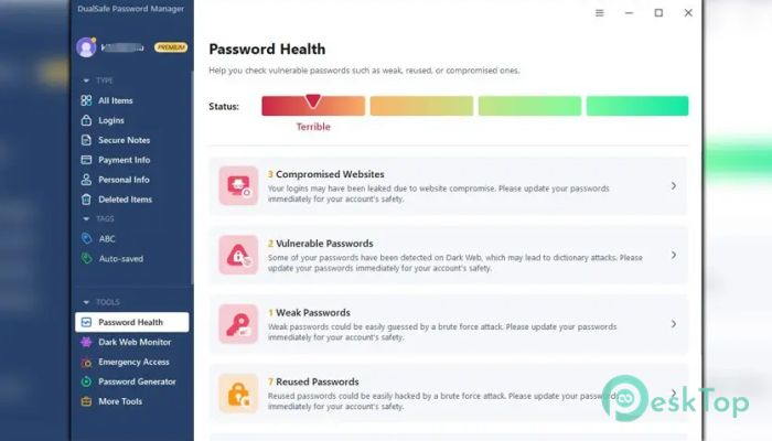 DualSafe Password Manager 1.0 Tam Sürüm Aktif Edilmiş Ücretsiz İndir