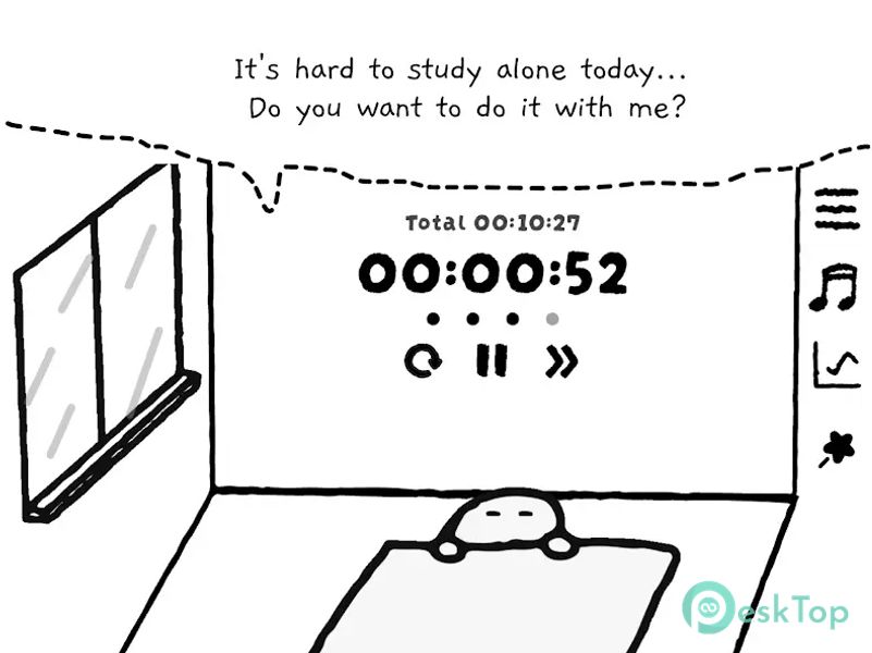Study Time With Rain: Pomodoro